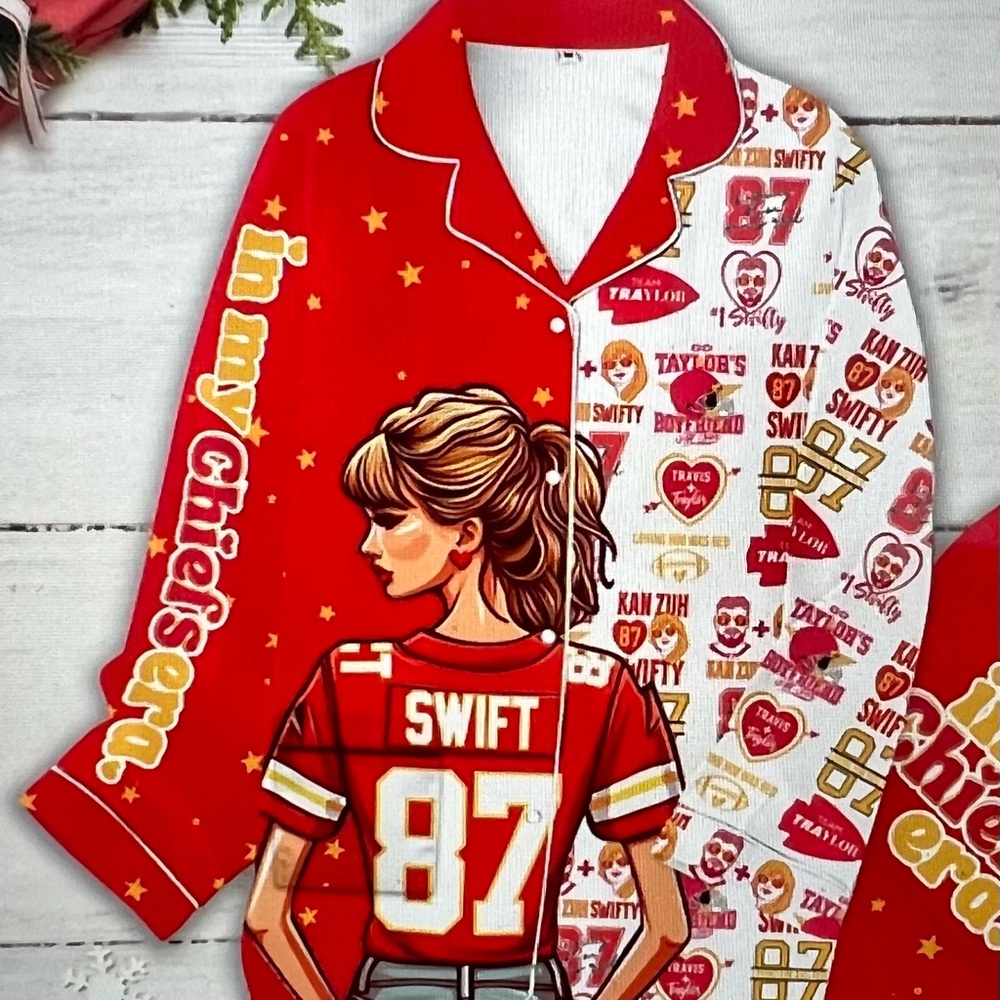 Taylor Swift & Travis Kelce pajamas